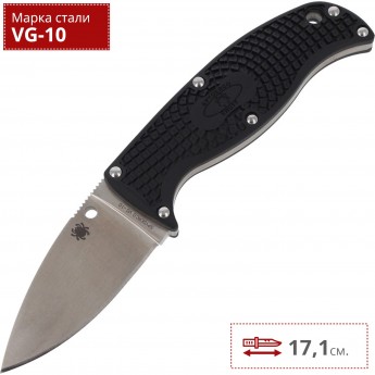 Нож SPYDERCO ENUFF LEAF FB31PBK Нож SPYDERCO ENUFF LEAF FB31PBK